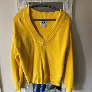 Yellow cozy sweater from UO